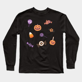 Cute Halloween Candy Long Sleeve T-Shirt